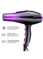 صن هوم مجموعة مجفف الشعر الاحترافي,7 قطع ,بنفسجي / أسود بنفسجي/ أسود - Image 5