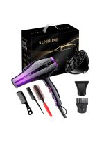 صن هوم مجموعة مجفف الشعر الاحترافي,7 قطع ,بنفسجي / أسود بنفسجي/ أسود - Image 4