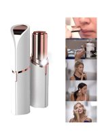 ⁦جهاز إزالة شعر الوجه أبيض/ ذهبي وردي⁩ - الصورة ⁦2⁩