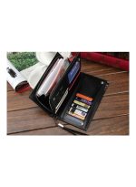 ⁦بايلليري محفظة جلدية برجراف أسود⁩ - الصورة ⁦3⁩