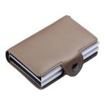 حامل بطاقات ذكي أوتوماتيكي ومضاد للسرقة رمادي