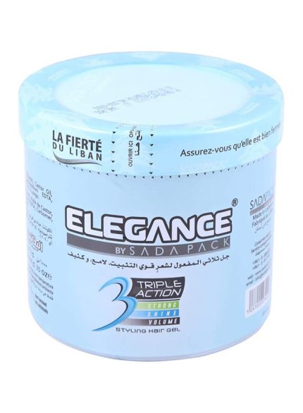 إليجانس جل الشعر تريبل آكشن لتصفيف الشعر أزرق 1000جرام