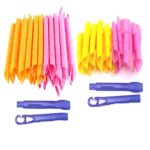 مجموعة بكرات تصفيف الشعر ماجيك ليفريدج من 19 قطعة وردي/ أصفر/ أرجواني