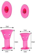 مجموعة بكرات لتصفيف الشعر مكونة من 30 قطعة وردي - Image 4