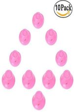 طقن بكرات تجعيد الشعر من 10 قطع وردي - Image 2