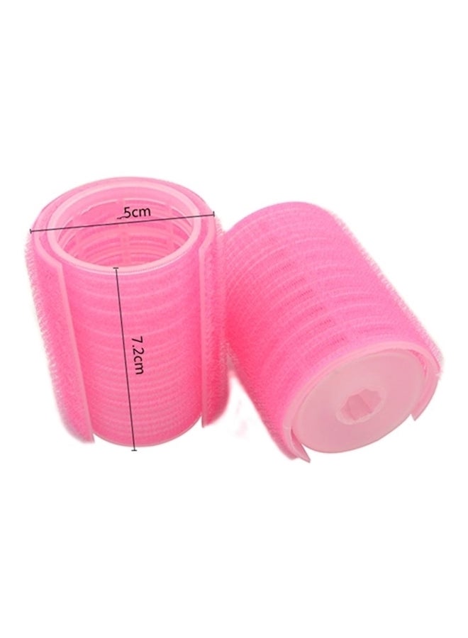 N23652570A_1.jpg قطعتان من بكرات شعر كبيرة وردي - Image 1