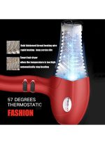 ⁦صن هوم طقم مجفف شعر احترافي مكون من 5 قطع بقدرة 1800 وات أحمر/أسود 240مل أحمر وأسود 240ملليلتر⁩ - الصورة ⁦7⁩