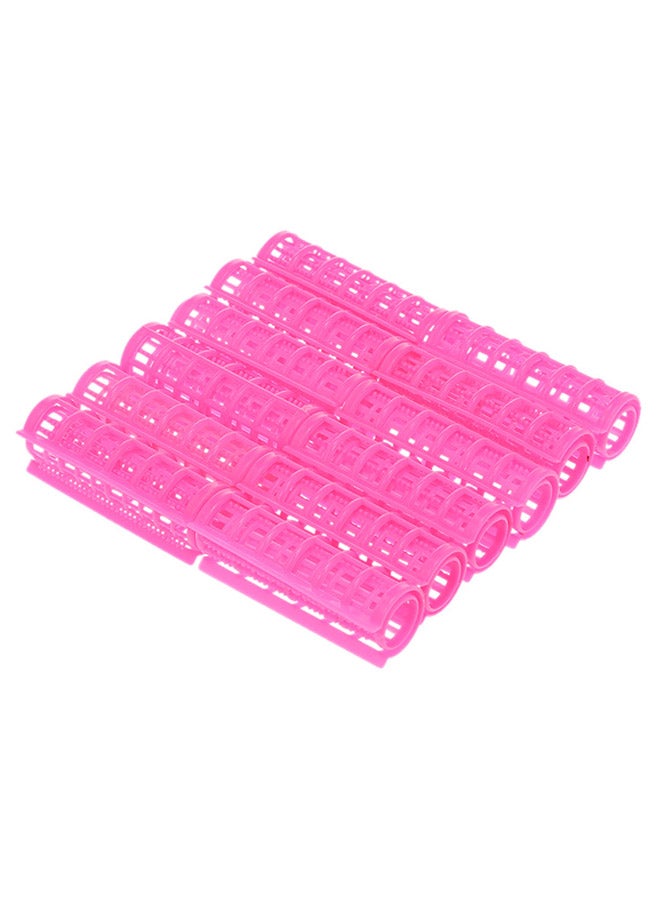 N25933215A_1.jpg مجموعة بكرات للشعر مكونة من 12 قطعة وردي 0.063كيلوجرام - الصورة 1