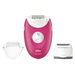 براون جهاز إزالة الشعر سيلك ابيل 3 3-140 وردي/أبيض