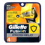 عبوات شفرات حلاقة إعادة تعبئة فيوجن برو شيلد من 4 قطع متعدد الألوان 24جرام