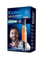 ⁦كيمي ماكينة الحلاقة الكهربائية KM-1910 أسود/برتقالي/فضي⁩ - الصورة ⁦2⁩