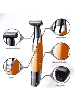 ⁦كيمي ماكينة الحلاقة الكهربائية KM-1910 أسود/برتقالي/فضي⁩ - الصورة ⁦4⁩