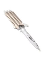 كيمي جهاز تجعيد الشعر سهل النقل مزود بعدد 3 أسطوانات ذهبي/ أبيض 40.5x10.7x8.2سم