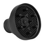 موزع هواء لمجفف الشعر قابل للطي متعدد الاستخدامات مع غطاء أسود