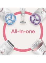 ⁦براون طقم ماكينة إزالة الشعر سيلك إبيل 9 9/980 سكين سبا بتقنية الاستشعار الذكي سينسو سمارت أبيض/ ذهبي وردي⁩ - الصورة ⁦2⁩