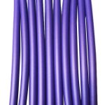 مجموعة لفافات شعر مرنة مكونة من 10 قطع أزرق 25سم