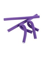 مجموعة لفافات شعر مرنة مكونة من 10 قطع أزرق 25سم - Image 3