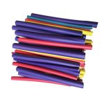 مجموعة لفافات شعر مرنة مكونة من 36 قطعة متعدد الألوان 25سم