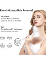 ⁦روك بو جهاز ليزر بتقنية الضوء النابض المكثف لإزالة الشعر بشكل دائم أبيض⁩ - الصورة ⁦4⁩