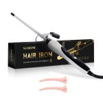 صن هوم جهاز تجعيد الشعر الاحترافي دقيق , 9 مم , أبيض / أسود 400 متر أبيض/ أسود 400ملليلتر