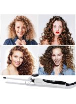 صن هوم جهاز تجعيد الشعر الاحترافي دقيق , 9 مم , أبيض / أسود 400 متر أبيض/ أسود 400ملليلتر - Image 5
