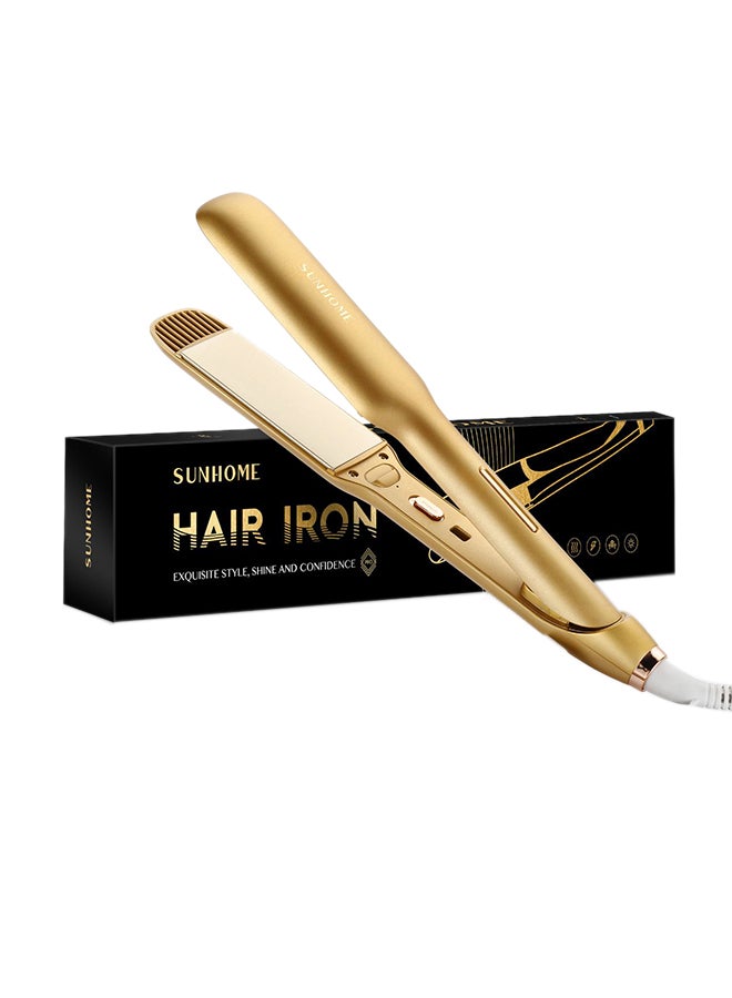 N39929741A_1.jpg صن هوم جهاز فرد الشعر الاحترافي ذهبي 43.4x9.6x5.6سم - الصورة 1