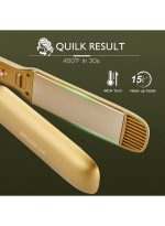 ⁦صن هوم جهاز فرد الشعر الاحترافي ذهبي 43.4x9.6x5.6سم⁩ - الصورة ⁦3⁩