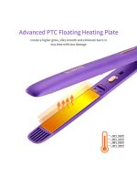 ⁦صن هوم جهاز فرد الشعر الاحترافي الأرجواني / الذهب 43.4x9.6x5.8سم⁩ - الصورة ⁦3⁩