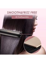 ⁦صن هوم جهاز فرد الشعر الاحترافي أسود/ذهبي 43.4x9.6x5.9سم⁩ - الصورة ⁦5⁩