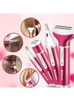 ⁦مارسك ماكينة حلاقة كهربائية قابلة للشحن 4 في 1 أحمر 13.5x5x2.5سم⁩ - الصورة ⁦2⁩