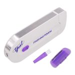 جهاز إزالة الشعر الفوري من دون ألم أبيض/فضي/أرجواني