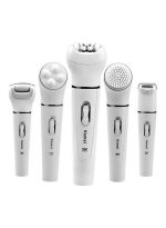 ⁦كيمي جهاز إزالة الشعر 5 في 1 طراز KM-2199 أبيض⁩ - الصورة ⁦2⁩