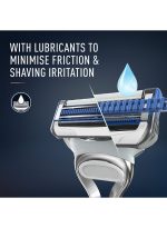 شفرة حلاقة كينج C مصممة لحلاقة البشرة الحساسة الخاصة بك والخدين مع شفرات حادة من الستانلس ستيل المطلي بالبلاتين - Image 4