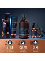 شفرة حلاقة كينج C مصممة لحلاقة البشرة الحساسة الخاصة بك والخدين مع شفرات حادة من الستانلس ستيل المطلي بالبلاتين - Image 6