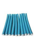 مجموعة بكرات تجعيد الشعر مكونة من 10 قطع أزرق 80جرام - Image 2