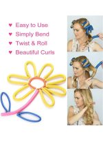 مجموعة بكرات تجعيد الشعر مكونة من 10 قطع أزرق 80جرام - Image 3