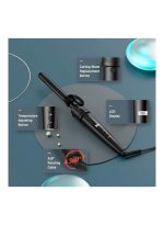 روك بو مجموعة جهاز كي لتجعيد الشعر 6 × 1 مع قفاز واقٍ أسود - Image 4