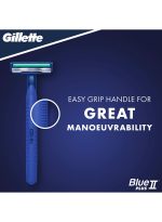 ⁦مجموعة شفرات الحلاقة II بلس للاستعمال لمرة واحدة مكونة من 20 قطعة أزرق⁩ - الصورة ⁦6⁩