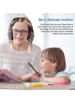 روك بو طقم أدوات بتصميم ربطات رأس لتجعيد الشعر دون حرارة مخصصة للشعر الطويل أزرق - Image 5