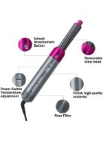 روك بو مجفف ومصفف شعر ون ستيب 5 في 1 رمادي/وردي - Image 4