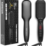 روك بو فرشاة فرد الشعر بالهواء الساخن أسود