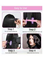 ⁦مجموعة بكرات لف شعر ذاتية الإغلاق ومشابك لتثبيت الشعر من 48 قطعة متعدد الألوان⁩ - الصورة ⁦6⁩