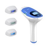 ملاي جهاز إزالة الشعر بالليزر 3 في 1 المنزلي، لون وردي أزرق