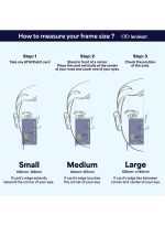 ⁦فينسينت تشيس نظارة شمسية ميراج بإطار وايفارير كامل الحواف وعدسات مستقطبة وواقية من الأشعة فوق البنفسجية للرجال والنساء -مقاس 53 مم -طراز VC S13971 - لون بني⁩ - الصورة ⁦7⁩