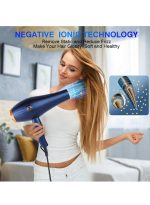 صن هوم طقم مجفف شعر احترافي مكون من 5 قطع، 1800 واط، أزرق أزرق - Image 2