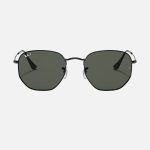 راي بان نظارة شمسية سداسية -RB3548N 002/58 51 21 145 3P