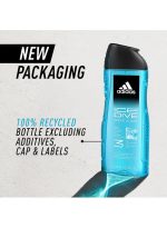 ⁦اديداس جل استحمام آيس دايف ابيض 400ملليلتر⁩ - الصورة ⁦3⁩