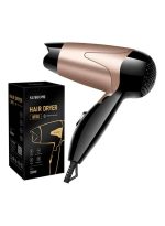 صن هوم مجفف شعر صغير محمول بقدرة 1200 وات، مناسب للسفر، 2 إعدادات للسرعة، قابل للطي، خفيف الوزن - Image 2