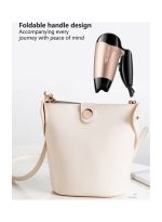 صن هوم مجفف شعر صغير محمول بقدرة 1200 وات، مناسب للسفر، 2 إعدادات للسرعة، قابل للطي، خفيف الوزن - Image 4