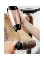 صن هوم مجفف شعر صغير محمول بقدرة 1200 وات، مناسب للسفر، 2 إعدادات للسرعة، قابل للطي، خفيف الوزن - Image 5